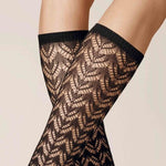 Kunert Dames Kniekousen AJOUR 110237410 - Jambelles