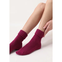 Oroblu Dames Sokken Fine Cashmere Blend Hilda sock rib VOBFCB31S - Jambelles