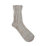 Bonnie Doon Dames Sokken Girly Merino and Cashmere Sock Light Grey Mele BP241106 - Jambelles