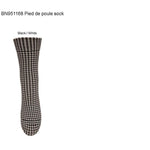 Bonnie Doon Dames Pantysokjes Pied de Poule Sock BN951168 - Jambelles