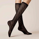 Kunert Dames Kniekousen Diagonal Crochet 110236810 - Jambelles