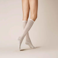 Kunert Dames Kniekousen AJOUR 110237410 - Jambelles