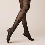 Kunert Dames Panty WINTER CHECKS 110375910 - Jambelles