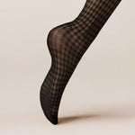 Kunert Dames Panty WINTER CHECKS 110375910 - Jambelles