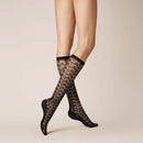 Kunert Dames Kniekousen AJOUR 110237410 - Jambelles