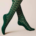 Kunert Dames Kniekousen AJOUR 110237410 - Jambelles