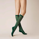 Kunert Dames Kniekousen AJOUR 110237410 - Jambelles