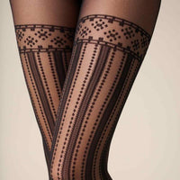 Kunert Dames Panty Graphic Stripes 110500026 - Jambelles