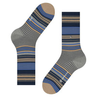 Burlington Heren Sokken Stripe SO 21057 - Jambelles