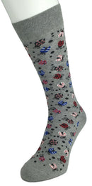 ColorfulLadybirdsSockBT992144_GreyMelangGreyMelange_1