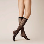 Kunert Dames Kniekousen FLORAL ROMANCE 110172910 - Jambelles