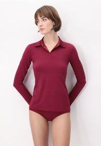 Oroblu Dames Shirt Perfect Line Cotton - Polo Lo VOBT01677 - Jambelles