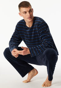 Schiesser Heren Pyjama set Schlafanzug lang 182023 - Jambelles