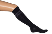 Bonnie Doon Dames Kniekousen Silver Stripe Knee-High BN851513 - Jambelles