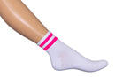Bonnie Doon Dames Sokken Sports Stripe Quarter BD 041104 - Jambelles