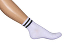 Bonnie Doon Dames Sneakersokken Sports Stripe Quarter BN941126 - Jambelles