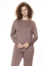 Mey Dames Nacht Shirt T-shirt long sleeve 1210017 - Jambelles