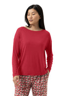 Mey Dames Nacht Shirt T-shirt long sleeve 1210017 - Jambelles