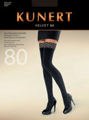 Kunert Dames Stay-up Kousen Velvet 80 110105000 - Jambelles