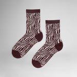 Hudson Dames Sokken Zebra 120015292 - Jambelles