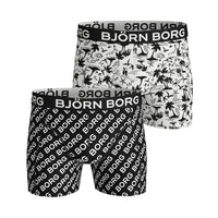 Bjorn Borg Heren Boxer Shorts BB Logo & B 2P 1921-1142 - Jambelles