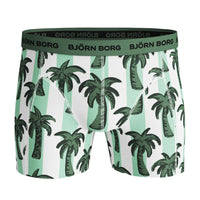 Bjorn Borg Heren Boxer Shorts Sammy BB Palmstripe 3P 2111-1157 - Jambelles