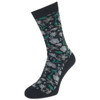 Bonnie Doon Dames & Heren Fantasie Sokken Flower Drop Socks Bp251103 - Jambelles
