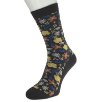Bonnie Doon Dames & Heren Fantasie Sokken Flower Drop Socks Bp251103 - Jambelles