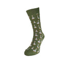 FunnyGooseSockBT992140_LWGreenLaurelWreathGreen_1