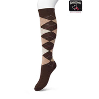 Bonnie Doon Dames Kniekousen Argyle Knee High BP211505 - Jambelles