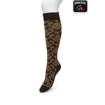 Bonnie Doon Dames Kniekousen Ornament Knee High BP221701 - Jambelles