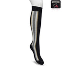Bonnie Doon Dames Kniekousen Sporty Stripe Knee Sock BP221704 - Jambelles