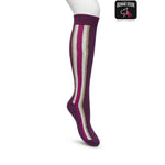 Bonnie Doon Dames Kniekousen Sporty Stripe Knee Sock BP221704 - Jambelles