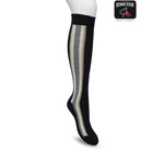 Bonnie Doon Dames Kniekousen Sporty Stripe Knee Sock BP221704 - Jambelles