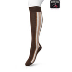 Bonnie Doon Dames Kniekousen Sporty Stripe Knee Sock BP221704 - Jambelles