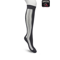 Bonnie Doon Dames Kniekousen Sporty Stripe Knee Sock BP221704 - Jambelles