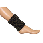 Bonnie Doon Dames Legwarners Leopard Boot Top BN951758 - Jambelles