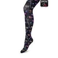 Bonnie Doon Dames Panty Floral Tights BP221906 - Jambelles