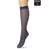 Bonnie Doon Dames Panty Kniekousen Batik Dots Knee High BP211501 - Jambelles