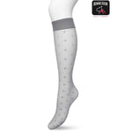 Bonnie Doon Dames Panty Kniekousen Geometric Knee High BP211503 - Jambelles