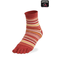 Bonnie Doon Dames Sokken Toe Sock Funky Stripes BP231002 - Jambelles