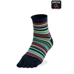 Bonnie Doon Dames Sokken Toe Sock Funky Stripes BP231002 - Jambelles