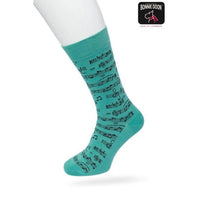 Bonnie Doon Heren Sokken Music Notes Sock BT992132 - Jambelles