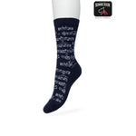 Bonnie Doon Heren Sokken Music Notes Sock BT992132 - Jambelles