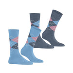 Burlington Dames Sokken Everyday Argyle Sock 2-Pack 22012 - Jambelles