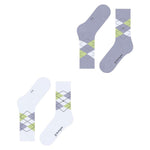 Burlington Dames Sokken Everyday Argyle Sock 2-Pack 22012 - Jambelles