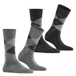 Burlington Dames Sokken Everyday Argyle Sock 2-Pack 22012 - Jambelles
