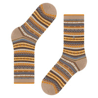 Burlington Dames Sokken Snow Fair Isle SO 27139 - Jambelles