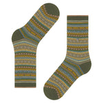 Burlington Dames Sokken Snow Fair Isle SO 27139 - Jambelles