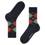 Burlington Heren Sokken Edinburgh Melange 21183 - Jambelles